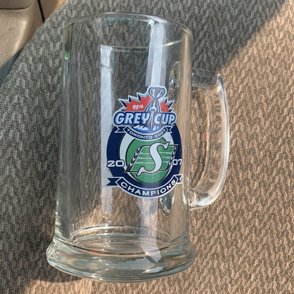 NWOT Saskatchewan Roughriders 2007 Grey Cup Champions mug - Picture 2 of 3